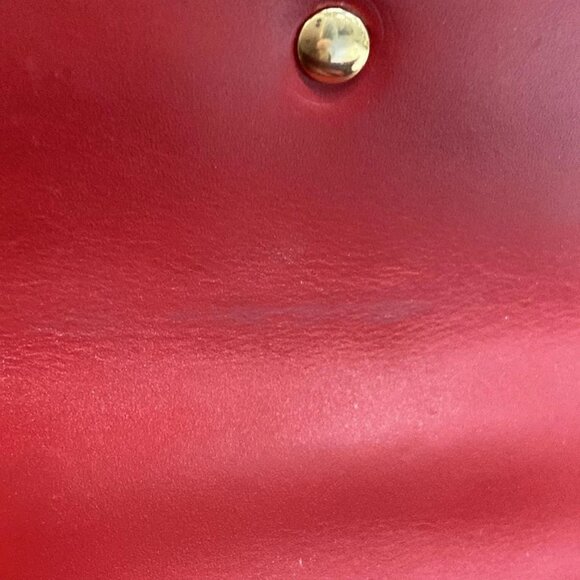 Auth GUCCI Sylvie 470270 Red Leather Handbag - Picture 15 of 15